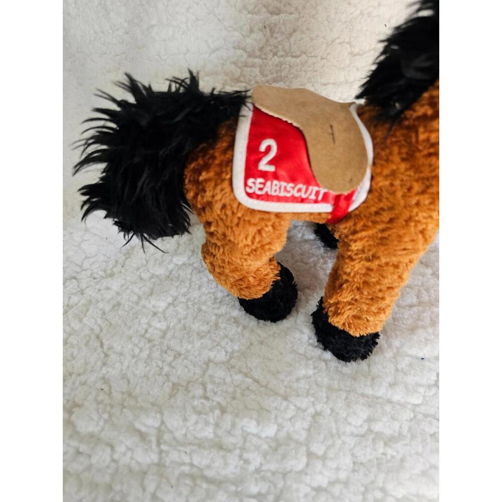 2003 Breyer Race Horse Seabiscuit #2 Plush Stuffed Animal Toy Brown 9" Movie - Picture 2 of 11